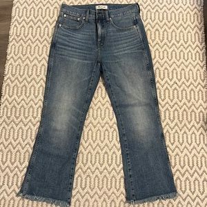 Medium Wash Madewell Cali Demi Boot Jeans